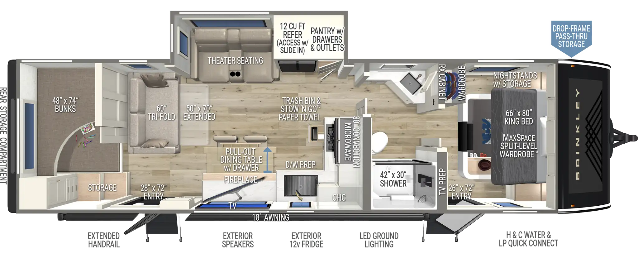 Floorplan diagram for 2027 Brinkley Model I 294