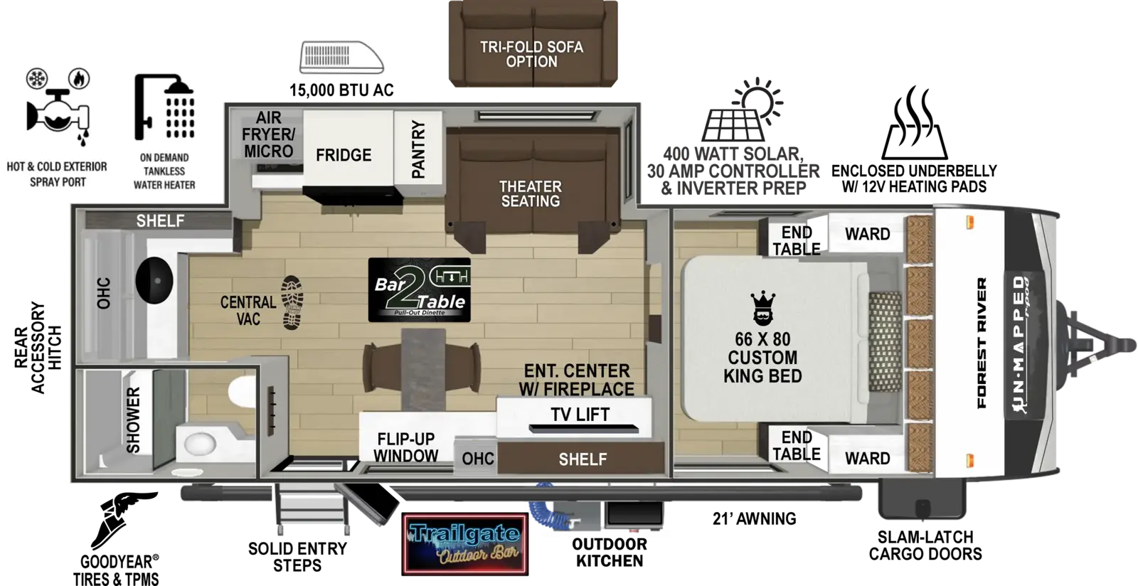 Floorplan diagram for 2027 Un•Mapped 23MK