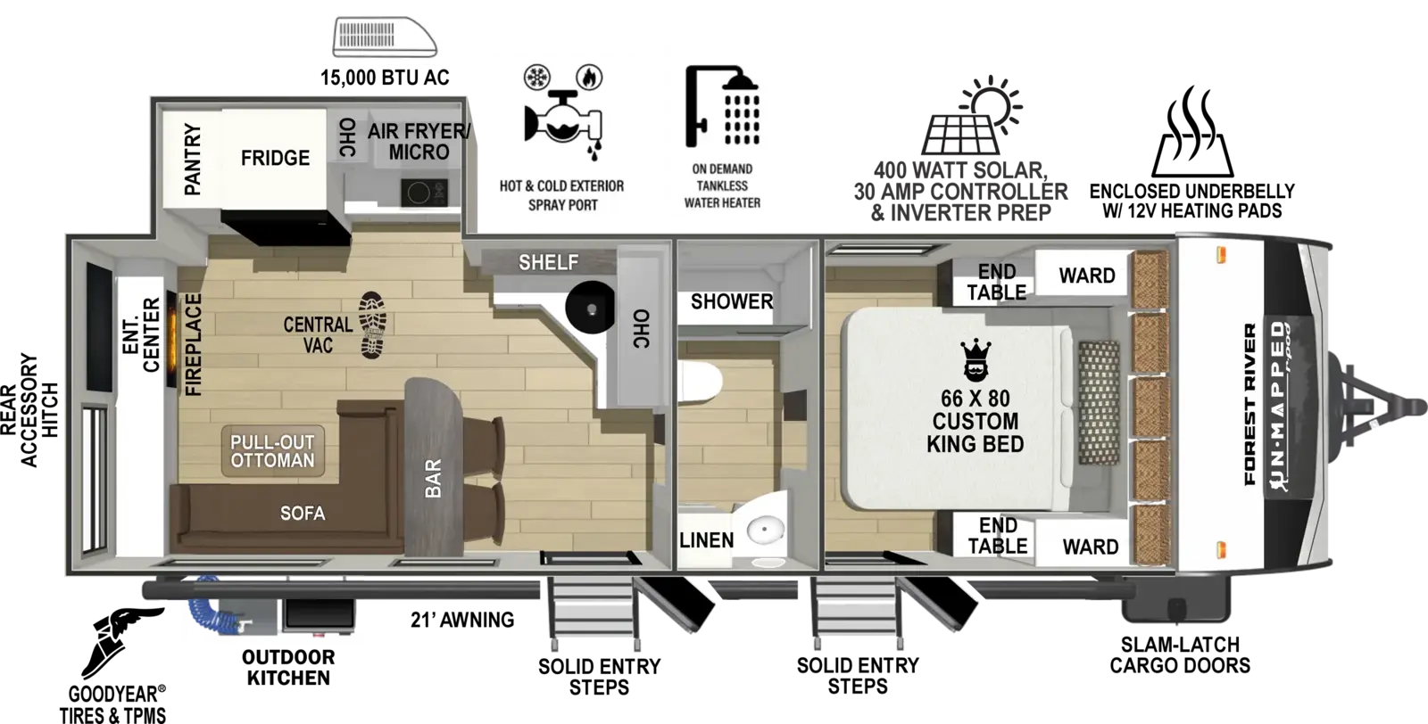 Floorplan diagram for 2027 Un•Mapped 25RL