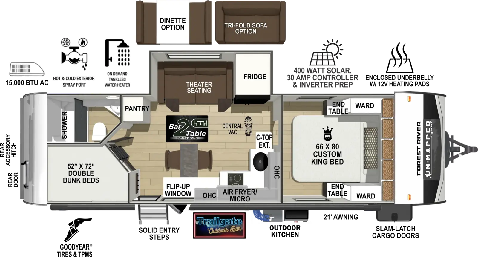 Floorplan diagram for 2027 Un•Mapped 26BH