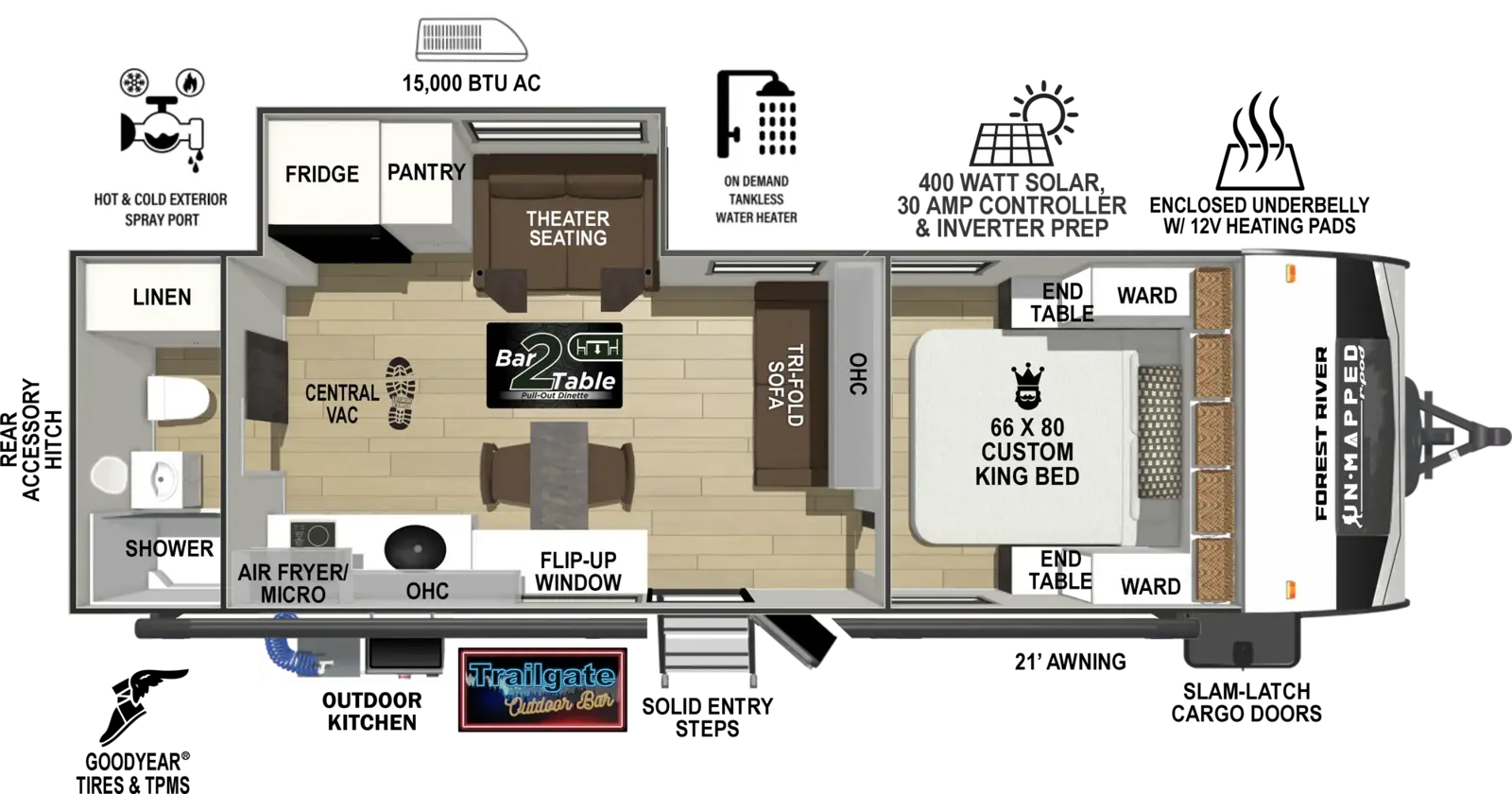 Floorplan diagram for 2027 Un•Mapped 26ML