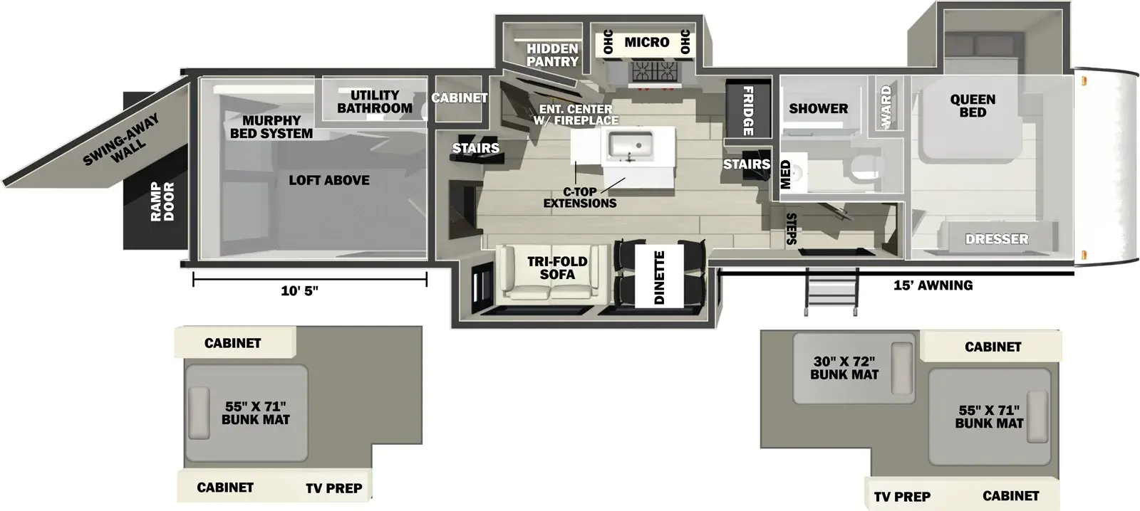 Floorplan diagram for 2026 Vengeance Rogue Store 397STORE